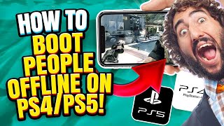Boot Someone Offline Instantly on PS4/PS5 (VERY EASY)