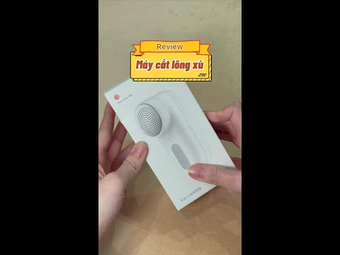 Video Review máy cắt lông xù quần áo | cách xử lý vải bị xù... - youtube