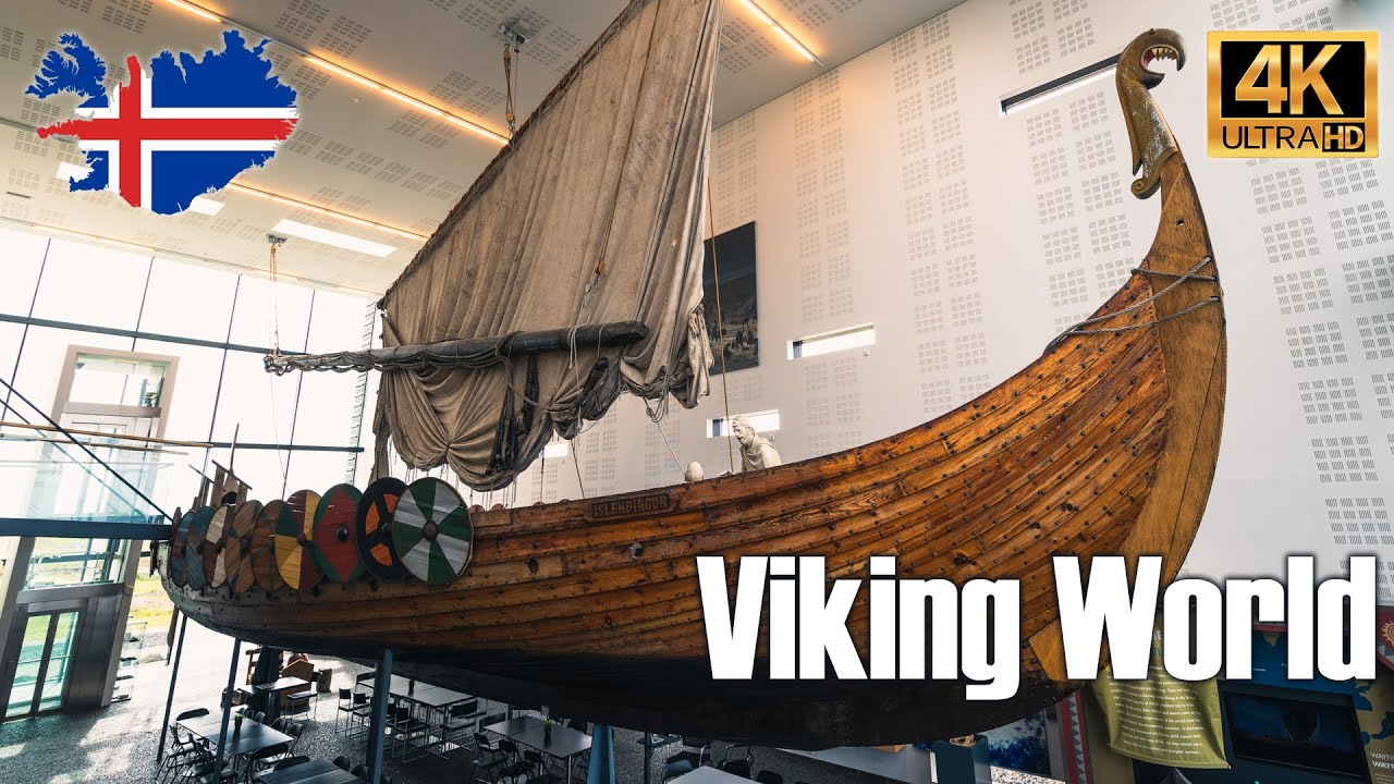 🇮🇸 Iceland Walking Tour Viking World Museum in Njardvik MWG [4K