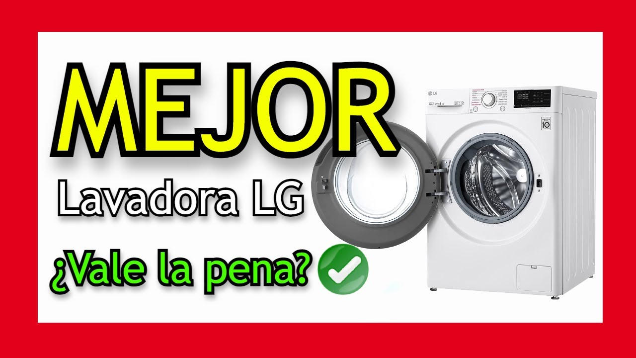 🥇 LAVADORA 8KG - LG F4WV3008S3W ¿La LAVADORA Lg de 8KG del Mercado? ✔️ (¿RECOMENDADA?) - YouTube