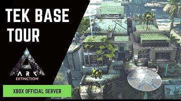 Tour of our Extinction Tek Base! ARK Survival Evolved. Official Server.