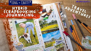 Hybrid Scrapbooking Junk Journaling // DOCUMENTING TRAVEL