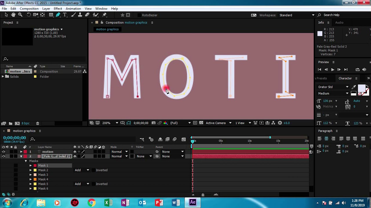 Text Animation Tutorial | After Effects Tutorial - Tamil - YouTube