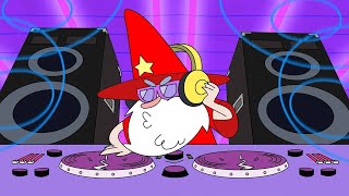 wizard makes an epic santa dj boy dragon cartoons for kids wildbrain kids