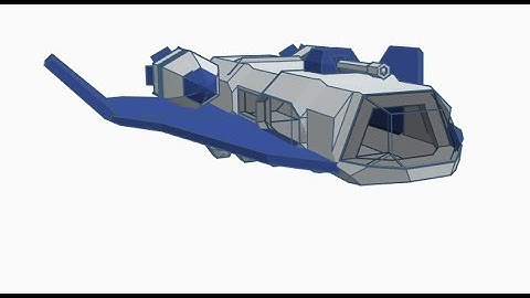 Tinkercad Spaceship building timelapse