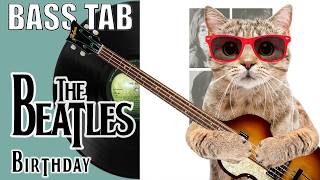 The Beatles - Birthday Bass TAB
