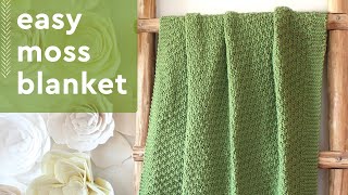 Moss Landing Blanket: Easy Knitting Pattern for Beginners by Studio Knit 125,768 views 1 year ago 6 minutes, 48 seconds