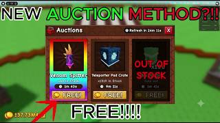 New AUCTION Method To Get You The RAREST Items In Grow A Garden 2