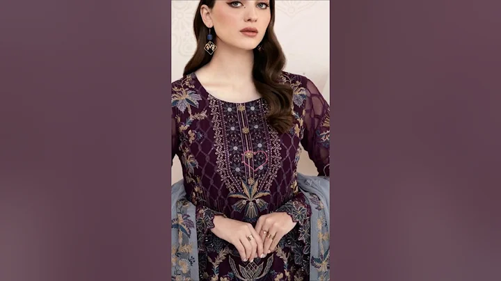 🌹💐RANGOON BY RAMSHA CHIFFON LUXURY COLLECTION VOL-9 💐🪷#Pakistan #chiffon #embroidery #