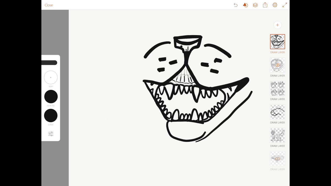 Drawing A Cat Mouth - YouTube