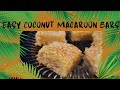 Easy Coconut Macaroon Bars