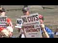 Kansas veterans protest against 'Take Care of American Veterans' act in Topeka