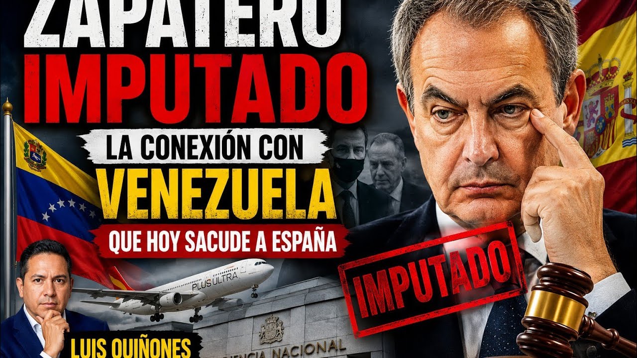 Zapatero imputado: la conexión con Venezuela que sacude a España | Análisis de Luis Quiñones
