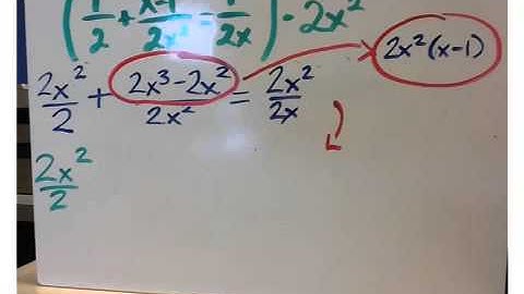 Using LCD (Least Common Denominator) In Rational Equations