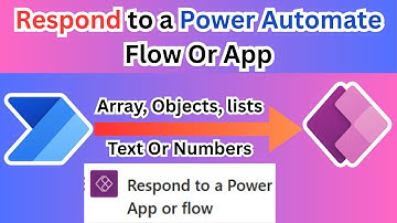 Respond to Power Automate Flow Or Power Apps