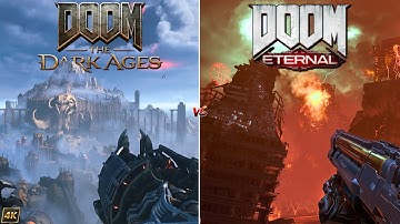 Doom The Dark Ages vs Doom Eternal | PC | Graphics and Details Comparison