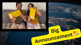 The Big Announcement 🤩😎!! It is our dream🥰!!!