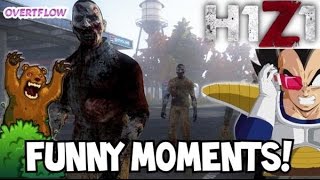 FUNNY MOMENTS H1Z1 (BEAR ATTACKS, FAILED MURDER, OVER 9000)