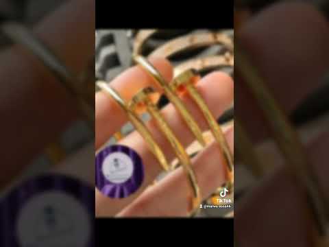 الاسورة المسمار اللي مافيش غنا عنها بديل الدهب الاصلي بالظبط ومختومه عيار 316