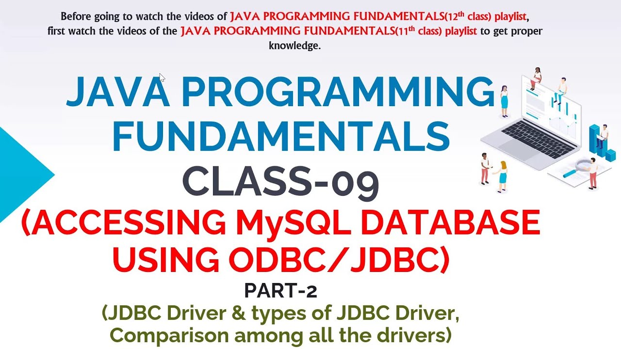JAVA PROGRAMMING FUNDAMENTALS CLASS-09 (JDBC DRIVER, TYPES OF JDBC ...