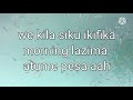 meja kunta ft d voice madanga ya mke wangu (Video lyric)