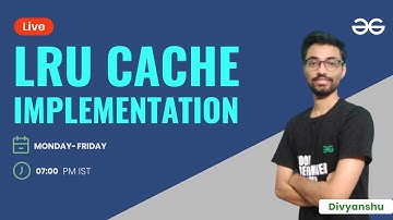 LRU Cache Implementation | Divyanshu | Geeksforgeeks C/C++