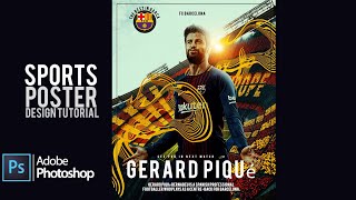 Adobe Photoshop Tutorial l Sports Poster Design l Easy Tips Adobe Photoshop Tutorial l Sports Poster Design l Easy Tips