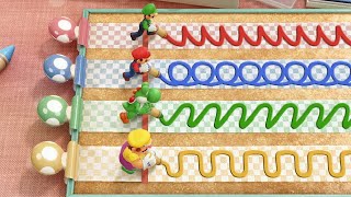 Mario Party Superstars Minigames - Mario Vs Luigi Vs Donkey Kong Vs Peach (Master Difficulty)