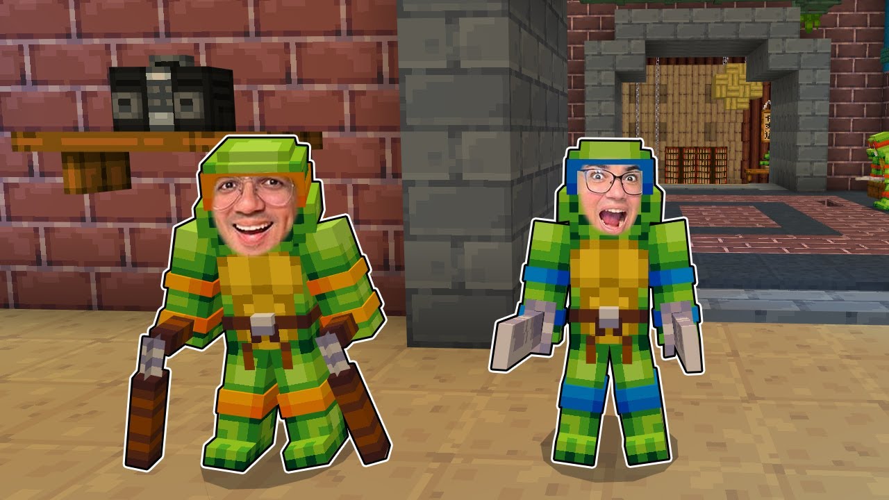 ENTRAMOS NO MUNDO DAS TARTARUGAS NINJA NO MINECRAFT!