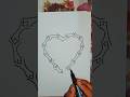 Magical drawing for Beginners with love || #artvideo #artshorts #artforbeginners #easyart #loveart