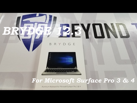 BtR - Brydge 12.3 Keyboard Unboxing and Review for the Microsoft Surface Pro 3 and 4