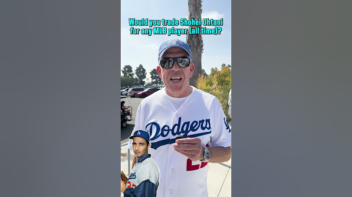 Asking Dodgers fans if there's any player in MLB history they'd trade Shohei Ohtani for #baseball
