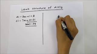 lewis structure of aluminium trichloride