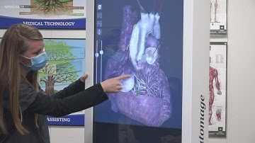 High-tech anatomy table gives Ohio high school students an in-depth look at the human body