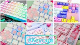 kawaii keycaps compilation 2021|#keycaps, #kawaiikeyboards, tiktok compilation