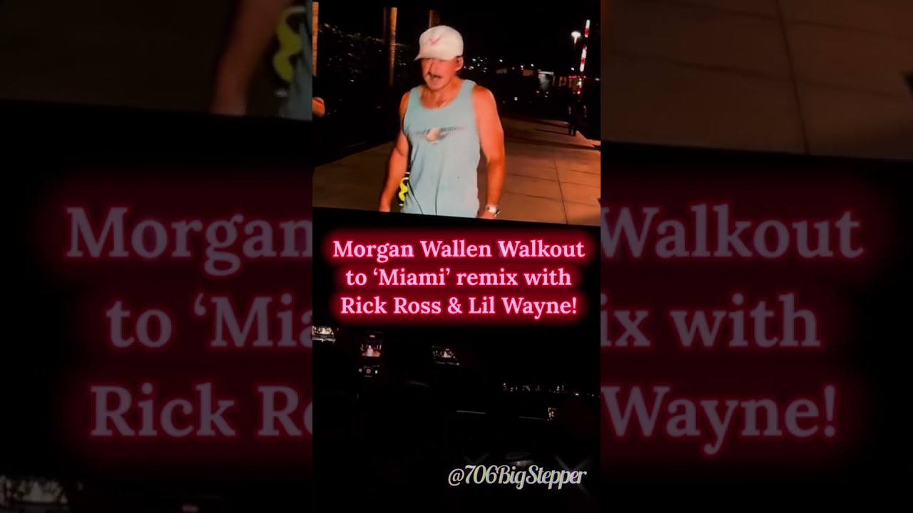 @morganwallen walkout in Miami Florida remix @rickrossmmgempire @lilwayne #miami #concert