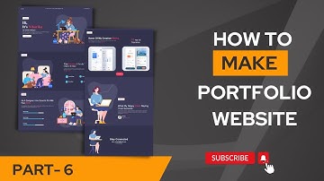 portfolio website using html and css part 6 @creativetutorial69