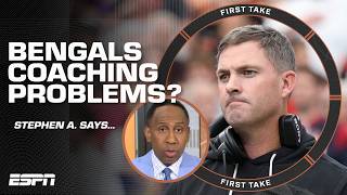 Stephen A. is questioning Zac Taylor's role as Bengals head coach 😳 | First Take