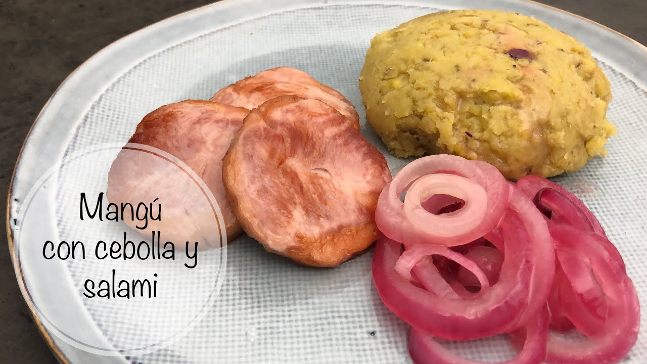 Mangu con salami dominicano Dominican Chefgro YouTube