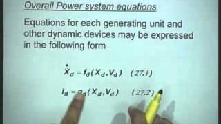 Lec-27 Simulation of Power System Dynamic Response
