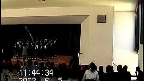 2002.6.5 Mutare Girls High School Choir at Competition in Harare