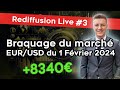 Le trading en direct  braquage du march eurusd 8430   tradinglive