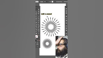 Satisfying Rotate Shapes with Rotate Tool! | Adobe Illustrator #Shorts