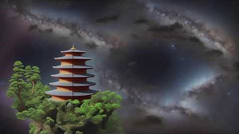 Pagode in space Stable Diffusion Video.