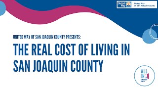 Real Cost Measure: Living In San Joaquin County