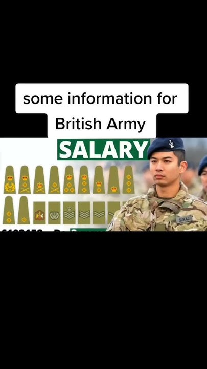 British army salary - YouTube