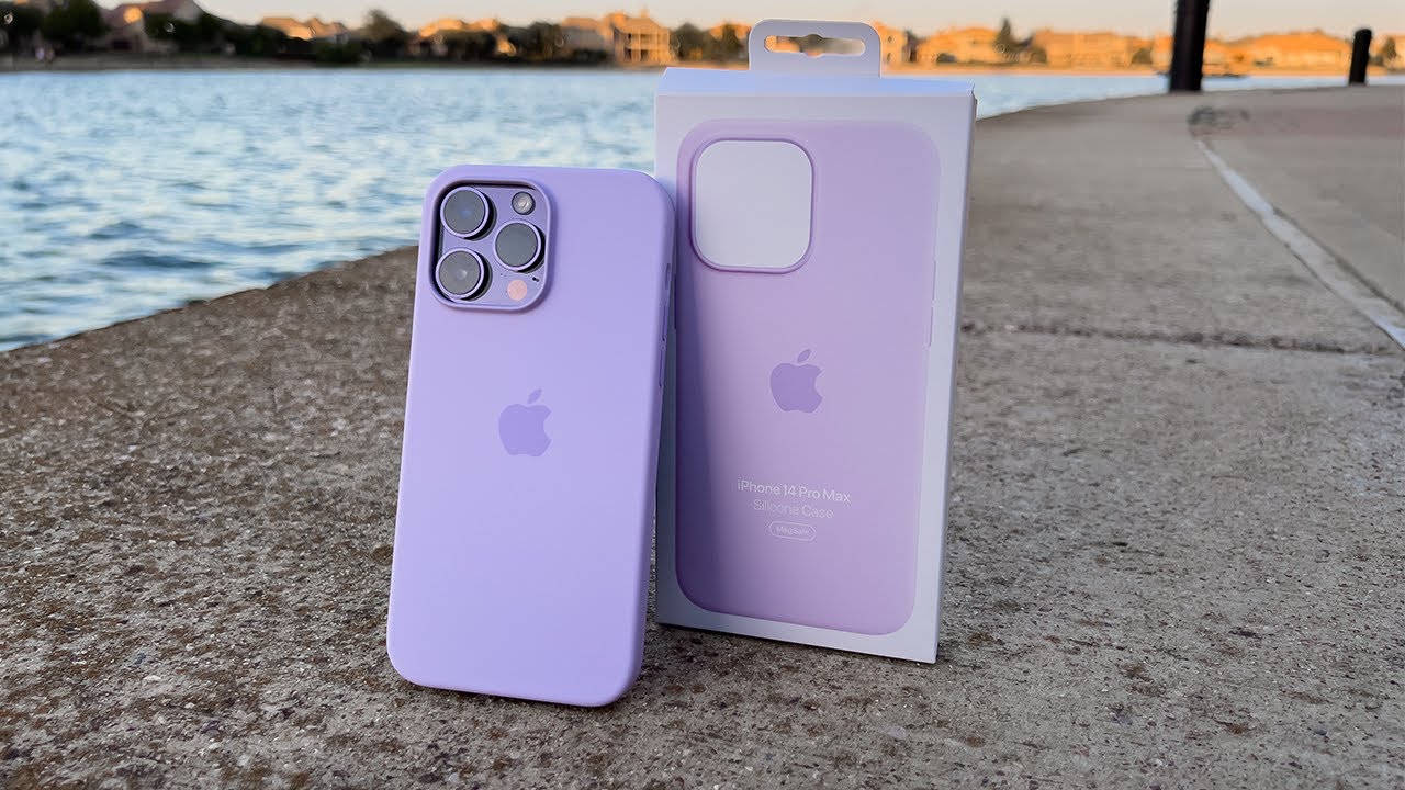 iPhone 14 Pro Max Silicone Case with MagSafe - Lilac - Apple