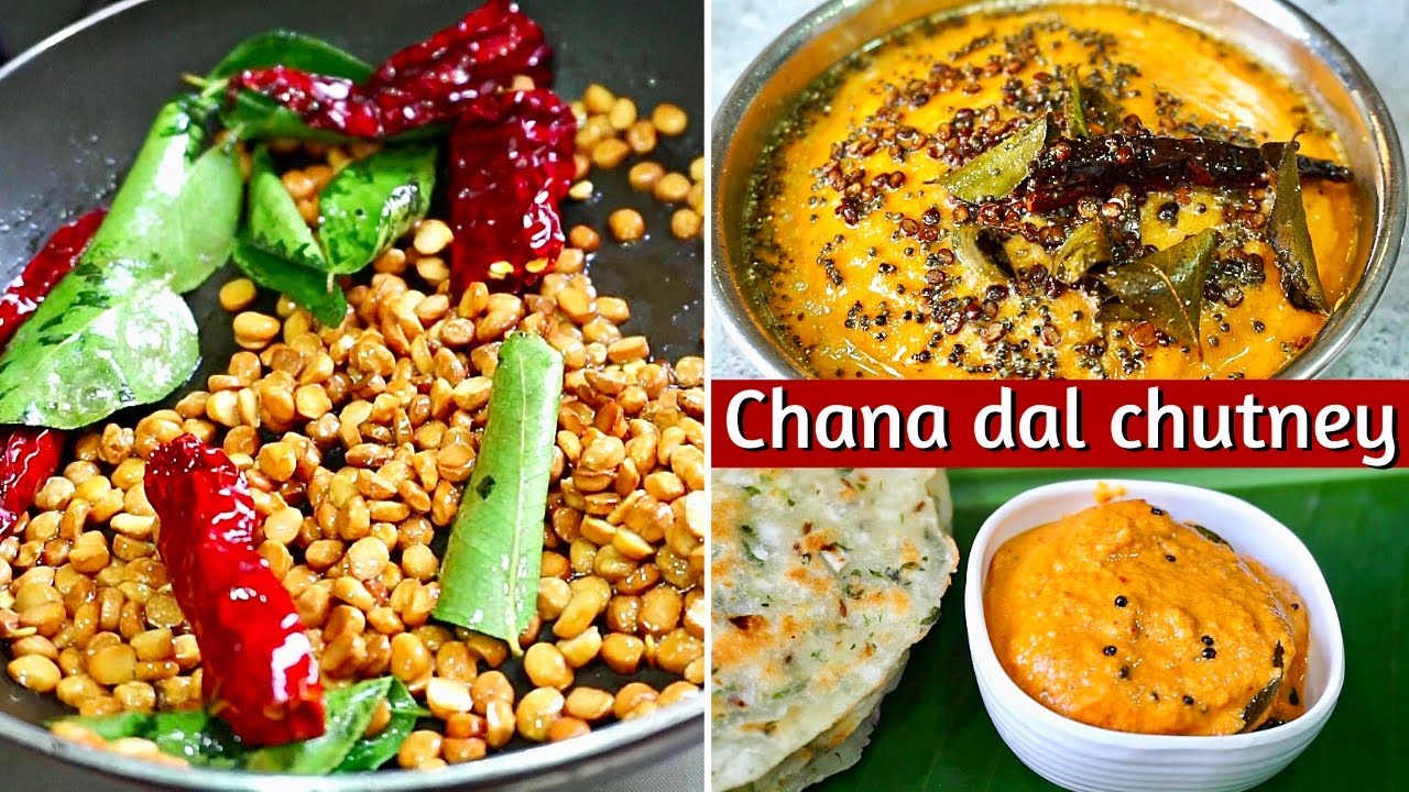 Chana dal chutney recipe chutney for dosa idli red coconut chutney