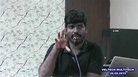 VELTECH MULTITECH DEPT OF ECE SEMINAR - 26.08.2019