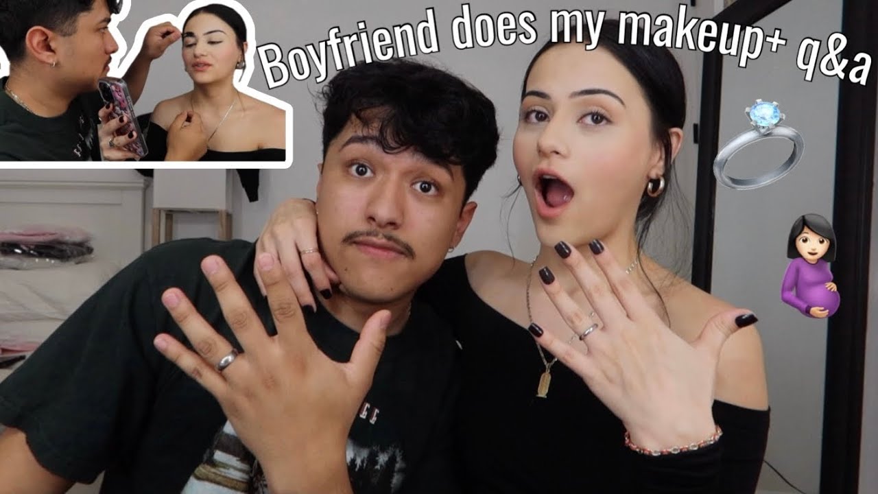 BOYFRIEND DOES MY MAKEUP | + q&a